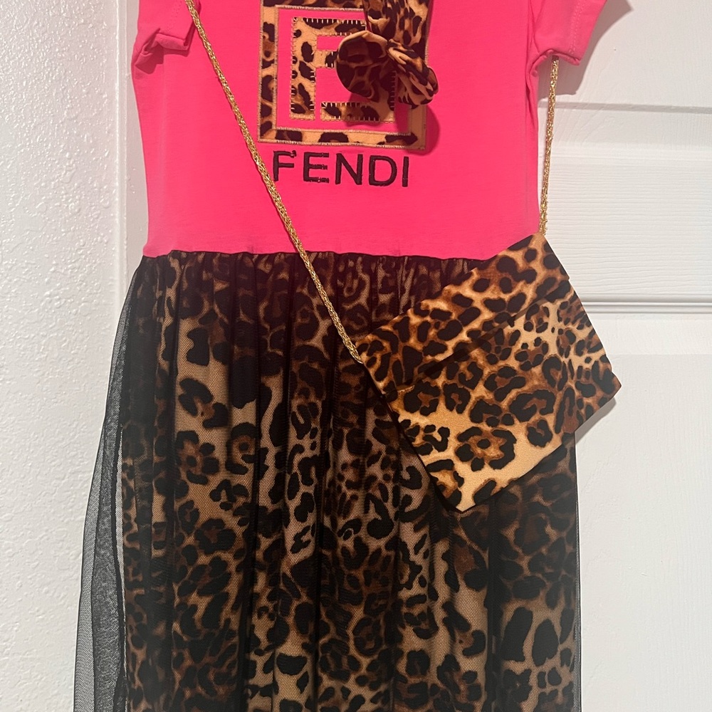 Fendi children’s dress purse and head band set